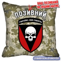 Декоративна подушка 72 ОМБр піксель