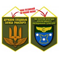 Вимпел 783 бригада охорони ДССТ новий шеврон олива