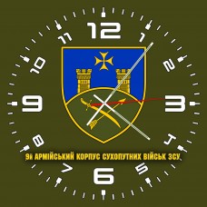 Годинник 9 армійський корпус олива варіант Годинник 9 армійський корпус олива варіант