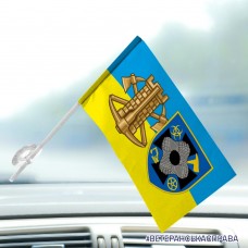 Автомобільний прапорець 92 ОБП та знак Інженерних військ