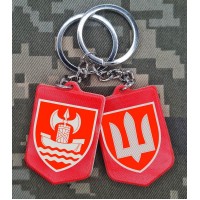 Брелок Південне ТУ ВСП та тризуб ВСП полімер