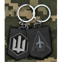 Брелок 1 окремий центр БпС чорно-сірий полімер