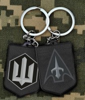Брелок 1 окремий центр БпС чорно-сірий полімер