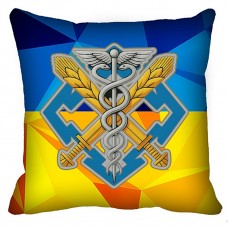 Декоративна подушка Сили Логістики ЗСУ емблема