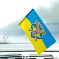Автомобільний прапорець Сили Логістики ЗСУ емблема