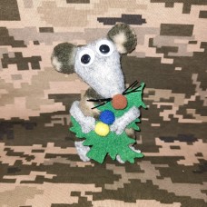 Купить М'яка іграшка Тактичний новорічний Щурик в интернет-магазине Каптерка в Киеве и Украине