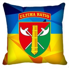 Купить Декоративна подушка 26 ОАБр (жовто-блакитна) в интернет-магазине Каптерка в Киеве и Украине