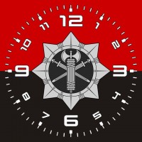 Годинник ВСП (червоно-чорний)