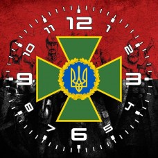 Годинник ДПСУ (червоно-чорний варіант)