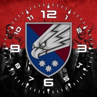 Годинник 25 ОПДБр (червоно-чорний варіант)