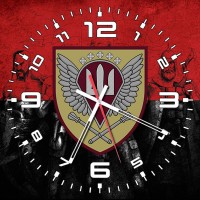 Годинник Командування ДШВ (червоно-чорний)