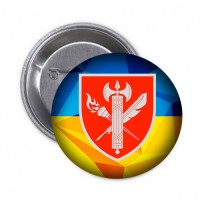 Значок ВСП 25 Навчальний Центр (жовто-блакитний)