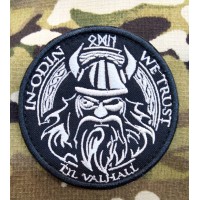 Нашивка In Odin We Trust чорна