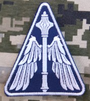 Нарукавний знак Командування Повітряних Сил (кольоровий)
