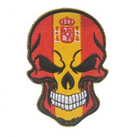 Нашивка прапор Іспанії (череп)