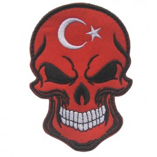 Нашивка прапор Туреччини (череп)