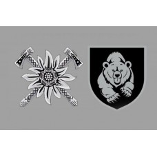 Прапор Мотопіхотний батальйон Ведмеді Сірий