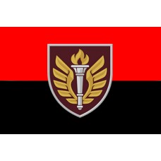 Прапор 199 НЦ ДШВ червоно-чорний