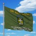 Прапор 54 ОМБр імені гетьмана Івана Мазепи Бог любить Піхоту! (олива)