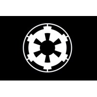 Прапор Galactic Empire (Імперський флаг) Чорний