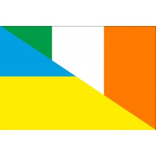 Прапор дружби України -  Ірландії