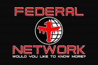 Прапор Federal Network з кф Зоряний десант Starship Troopers 