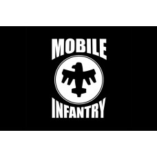 Прапор Mobile Infantry чорний Starship Troopers 
