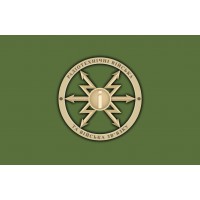 Прапор Радіотехнічні Війська та Війська Зв'язку (олива)