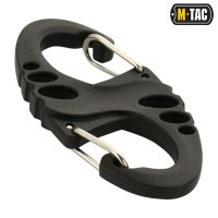 Карабін пластиковий M-Tac S-HOOK BLACK