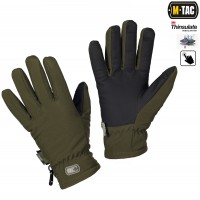 Рукавички зимові M-TAC SOFT SHELL THINSULATE OLIVE з Touch Screen