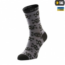 Шкарпетки M-TAC MK.3 PIRATE SKULL DARK GREY