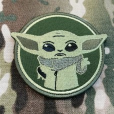 Купить Патч Baby Yoda (олива) в интернет-магазине Каптерка в Киеве и Украине