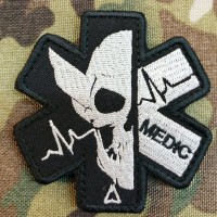 Шеврон Medic (чорний)