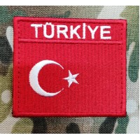 Нашивка прапор Туреччини Türkiye patch