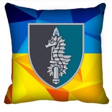 Декоративна подушка 73-й Морський Центр Спеціальних Операцій (новий шеврон - Україна)