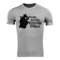 Футболка Coolmax Avada Kedavra Kurwa (РПГ) сіра