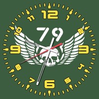 Годинник 79 бригада ВДВ-ДШВ (скло)