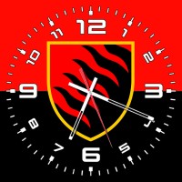Годинник 55 ОАБр червоно чорний варіант