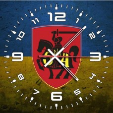 Годинник 54 ОМБр (неофіційний знак жовто-блакитний варіант)