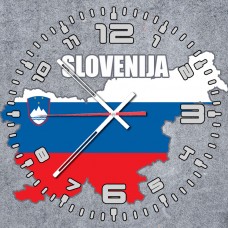 Годинник Словенія (скло)