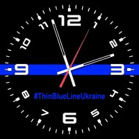 Годинник #ТонкаСиняЛінія #ThinBlueLineUkraine 