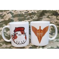 Керамічна чашка Котик-Десантник