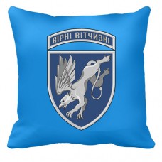 Декоративна подушка 204 бригада тактичної авіації (блакитна)