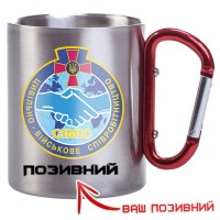 Термочашка з принтом CIMIC (позивний на замовлення)