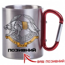 Термочашка з принтом ССО Позивний на замовлення