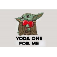 Прапор Baby Yoda One For Me