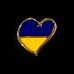 Значок Серце Україна