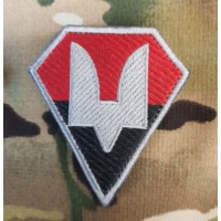 Нашивка знак Сили Спеціальних Операцій червоно чорний
