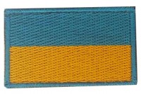 Нашивка прапор України 5см (блакитний кант)