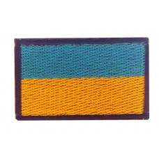 Нашивка прапор України 5см (синій кант)